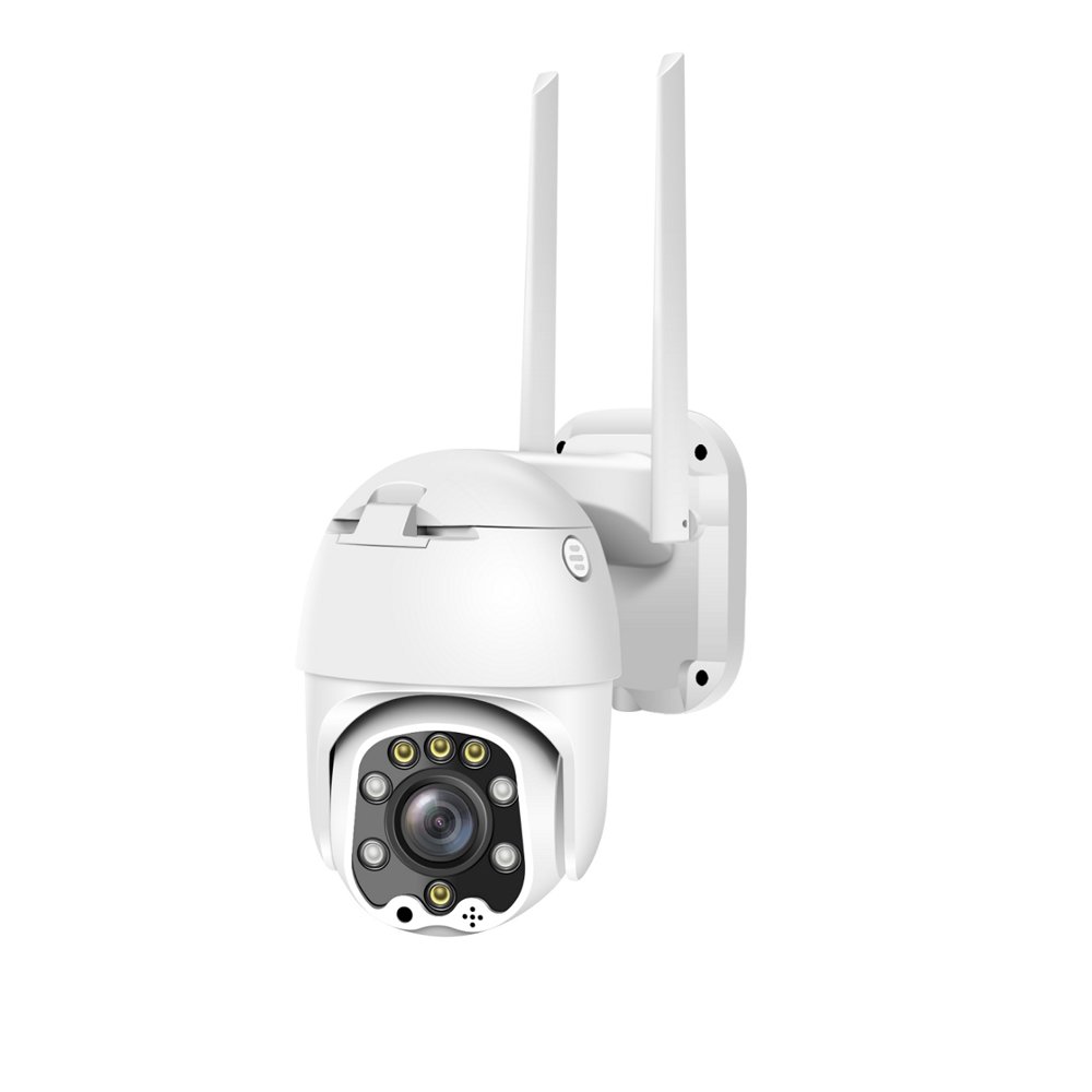 2022 New Camera Home Security System Ip Security Wireless Wifi Cctv 4mp CameraS Dual Lens Flash Lights Mini Network Camera