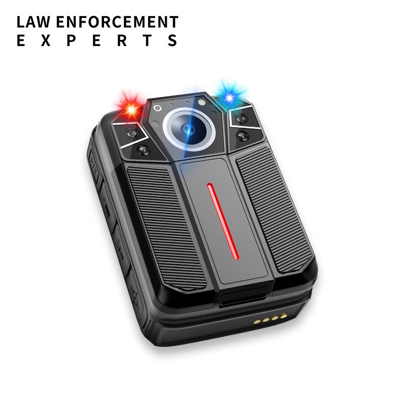 Professional 4K Night Vision Mini Body Camera with 2" IPS Screen, WiFi and 4G Remote Transmission
