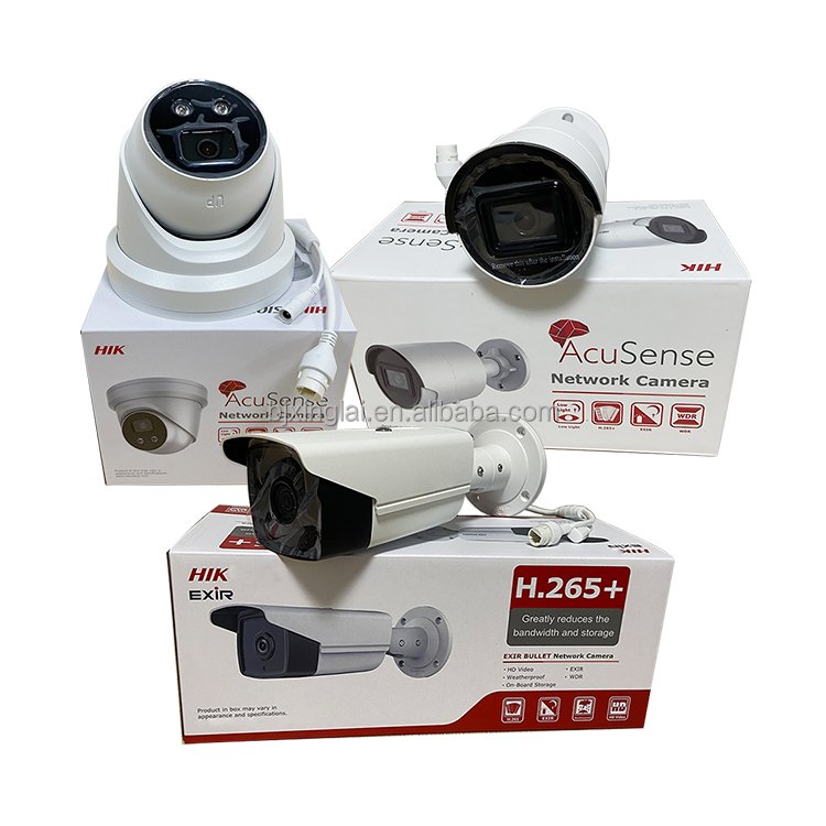 in Stock 2MP 4MP 8MP Bullet Dome Turret POE IP Camera,Analog CCTV Camera Compatible Hikvision NVR DVR