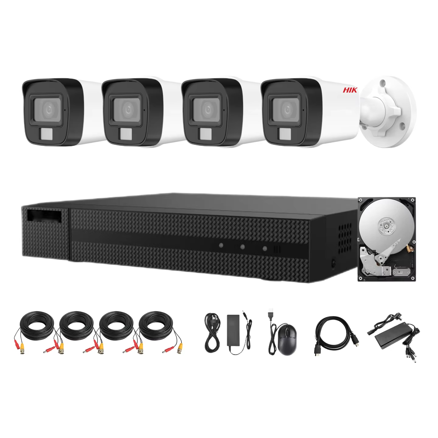 Factory Price For Hikvision DS-2CE16K0T-LFS Analog CCTV Camera TVI/AHD/CVI/CVBS DVR-208Q-M1TURBO HD DVR 8ch Security System