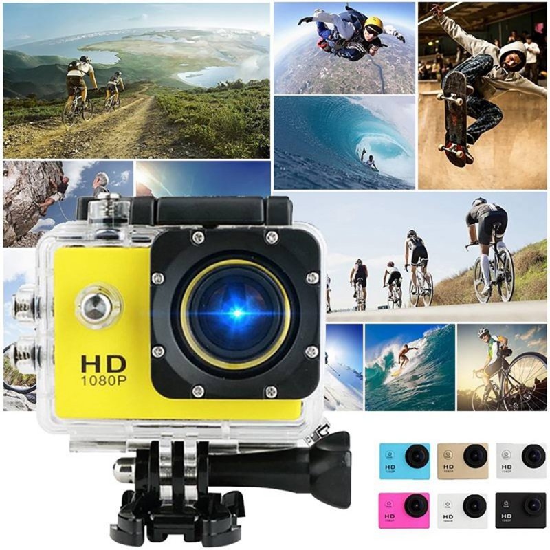 Ultra HD 4K/30fps Mini Action Camera 2 Inch Display Underwater Waterproof Video Recording Camera Sports Camera