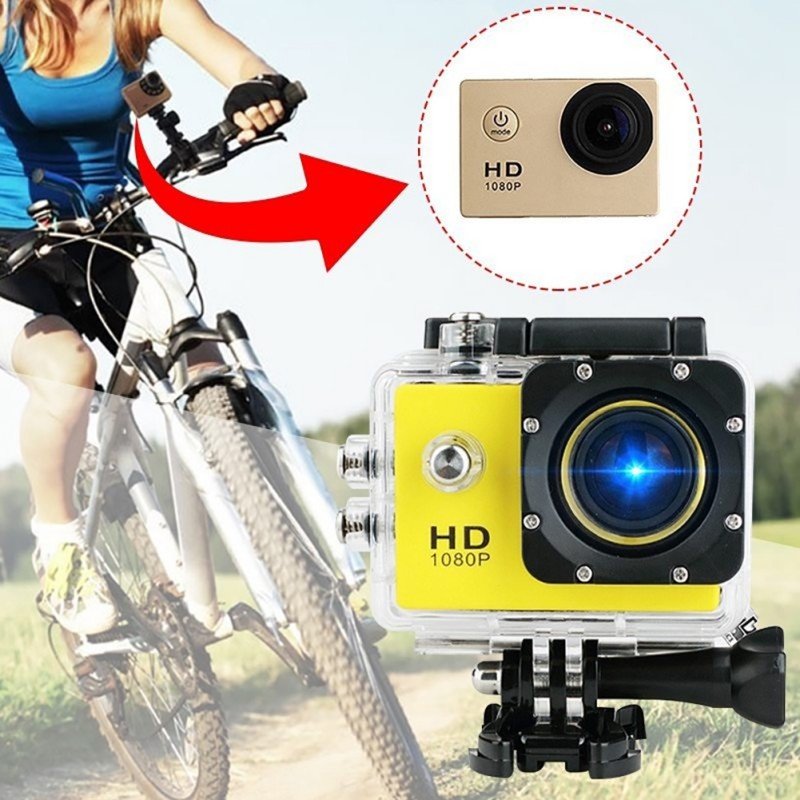 Ultra HD 4K/30fps Mini Action Camera 2 Inch Display Underwater Waterproof Video Recording Camera Sports Camera