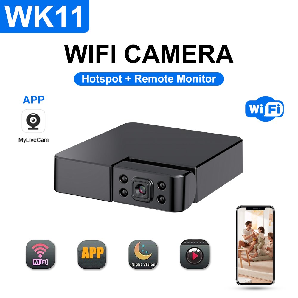 WK11 Mini Camera WiFi 1080p HD Wireless Home Security Camera Night Version Micro Recorder Camcorders Video Surveillance IP