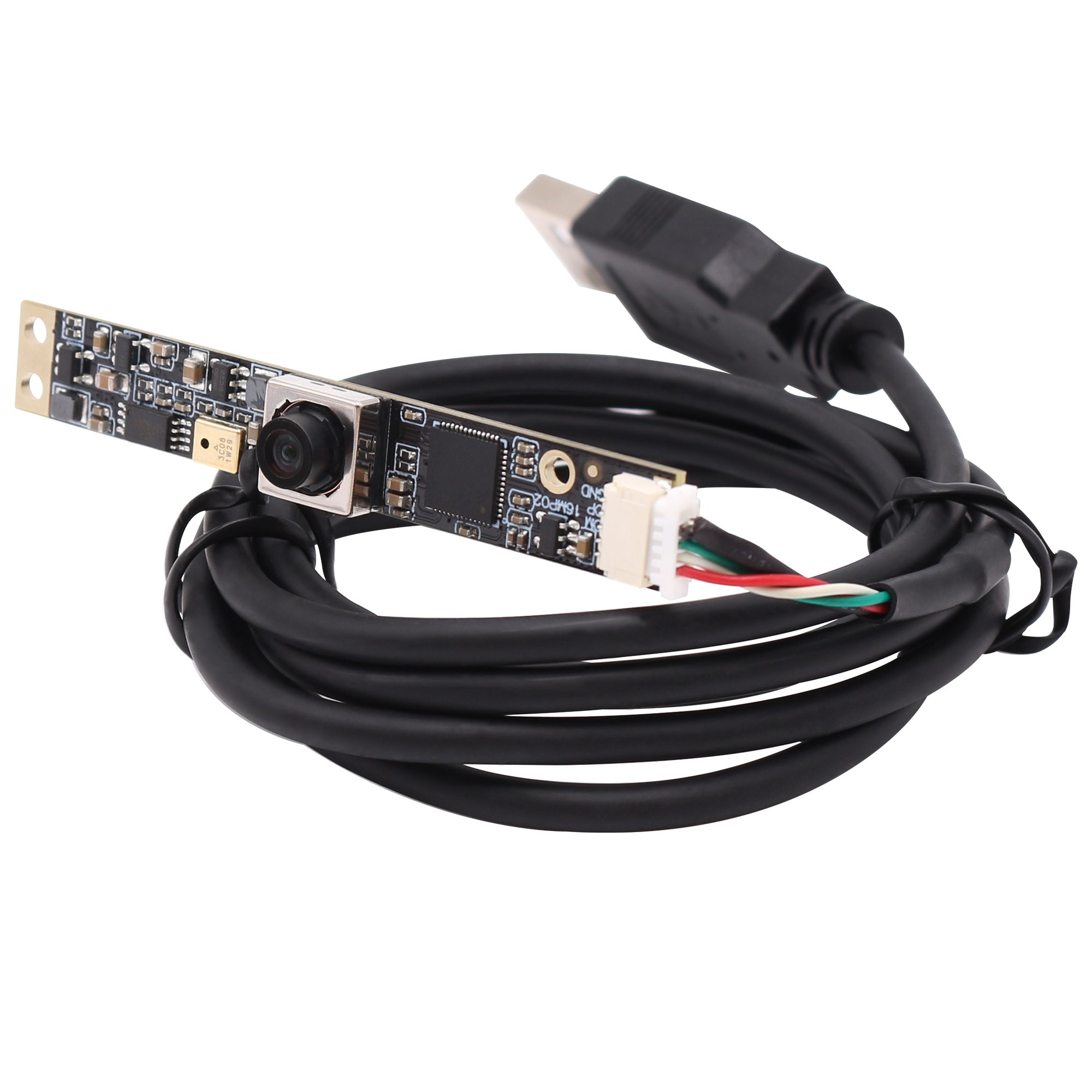 ELP 16MP Micro Mini Camera Module Autofocus Wide Angle 100degree UVC Plug and Play USB 2.0 AF Camera For Industrial Inspection