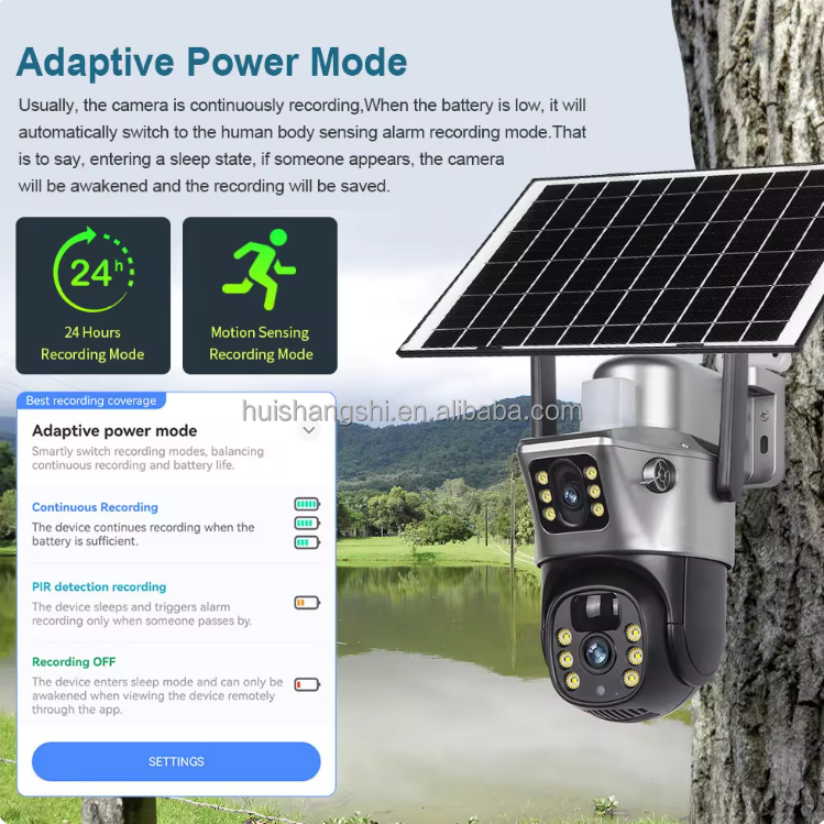 V380Pro 4G Sim Outdoor Dual Lens WiFi 8MP 4K IP Cameras Solar Panel CCTV Security Built in Battery PIR Network Camera Wireless