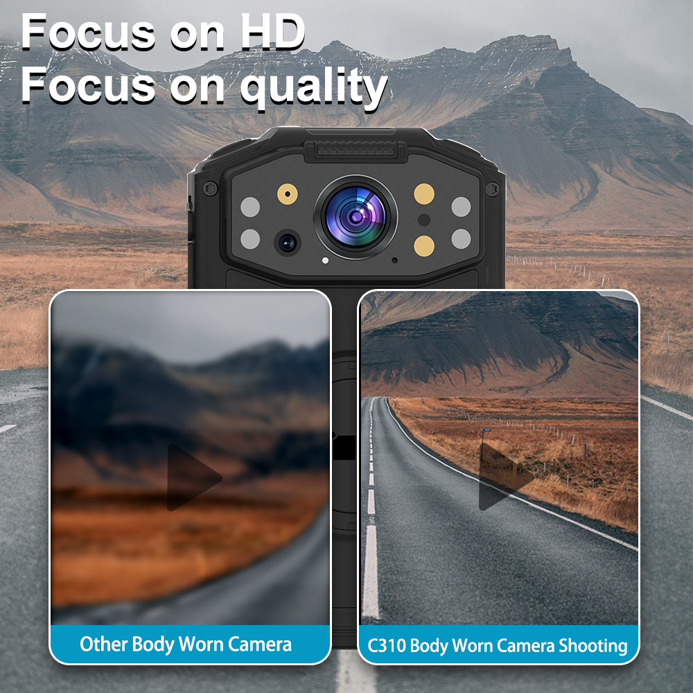 1080P Cop Law Enforcement IP68 Waterproof GPS Night Vision 5G 4K Wifi mini 4G body worn camera