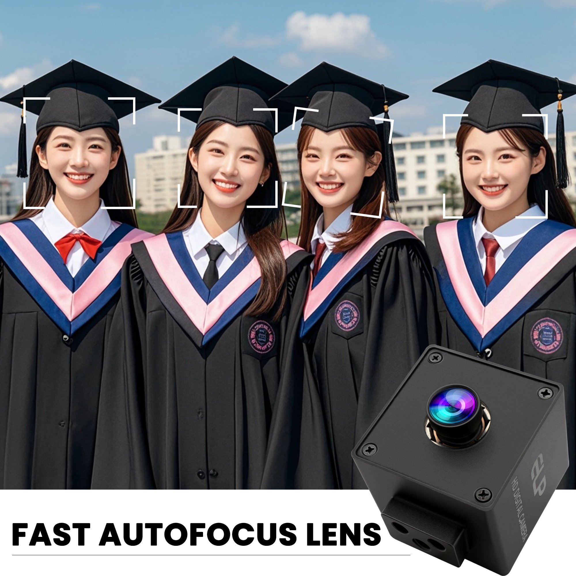 1080P 120fps USB Autofocus Camera No Distortion 11.6mp Lightburn Camera Wide Angle High Speed Mini Webcam For Computer Laptop