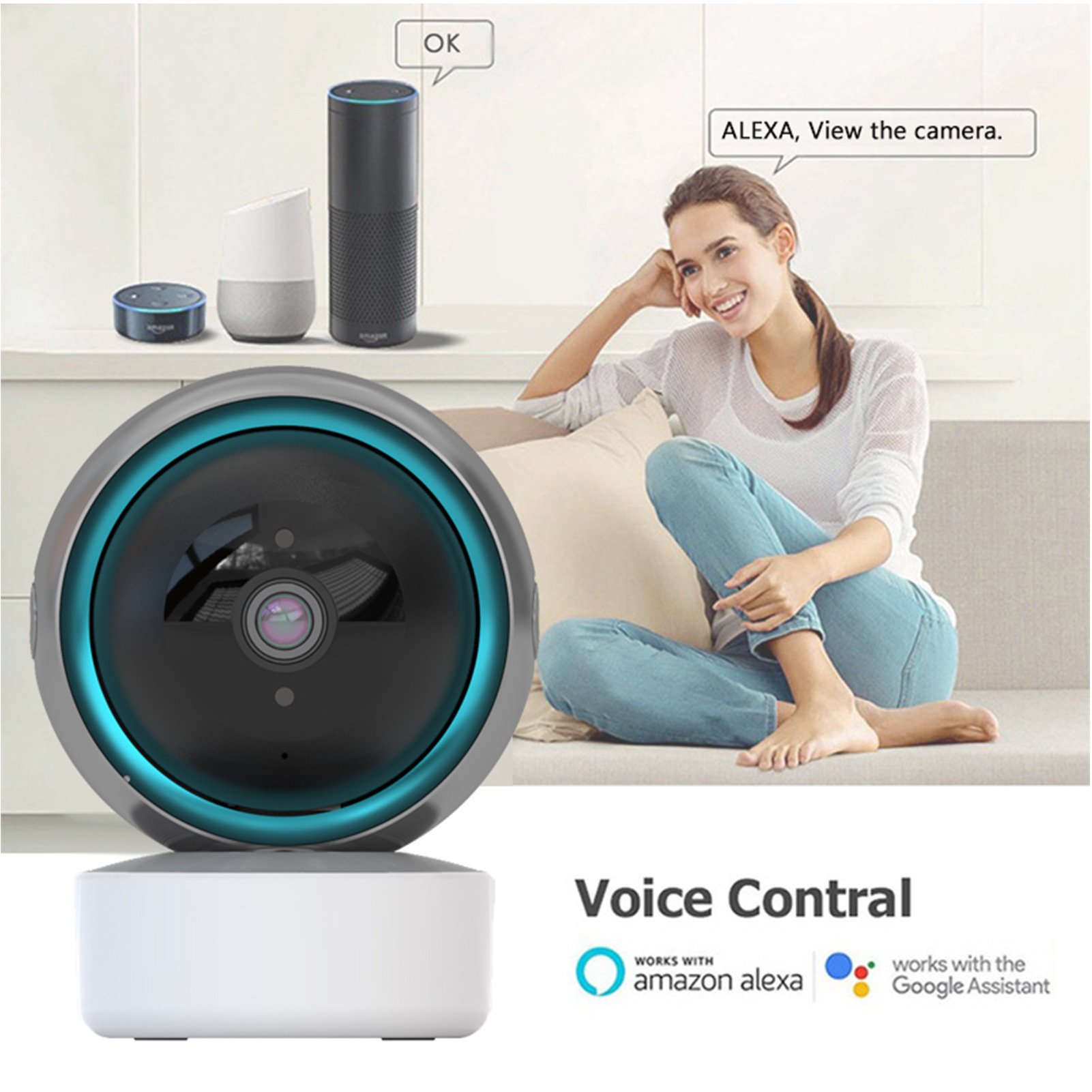 HD hidden Mini Wireless Security Wifi Camera Home monitor Camera 1080P Indoor 2MP indoor Night Vision Camera