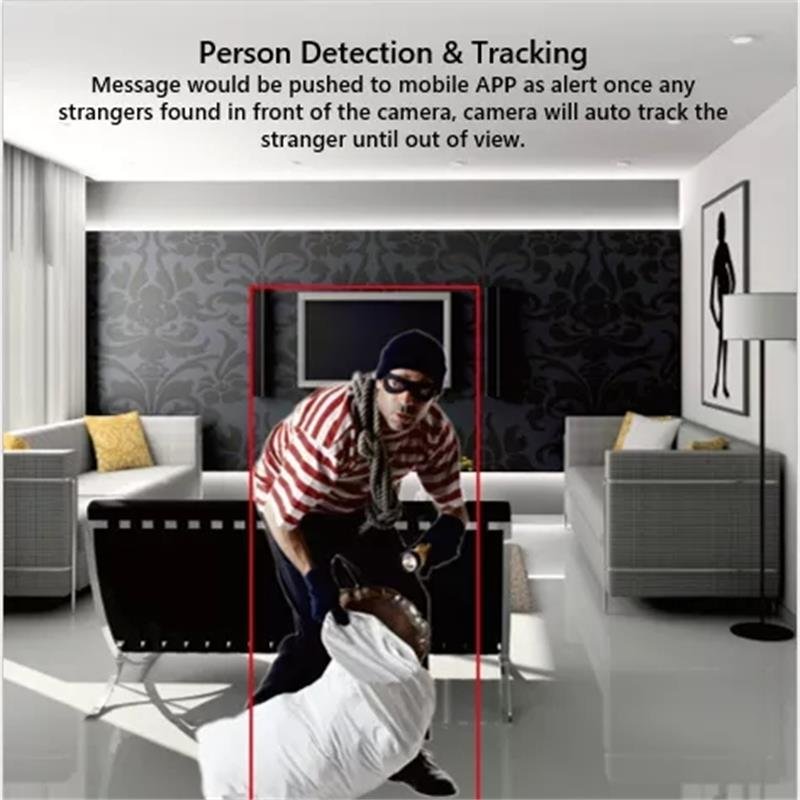 Wistino 2MP cctv security camera night vision full color cloud storage indoor baby care camera