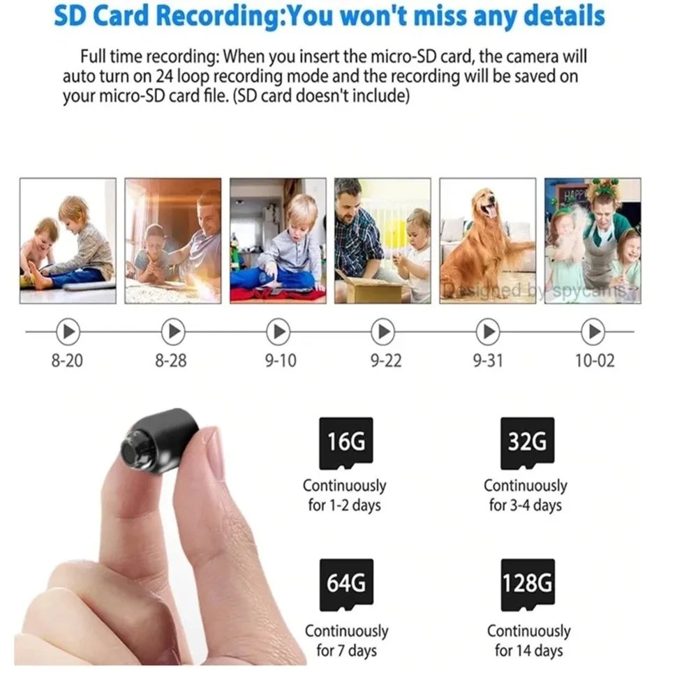Mini Camera Wireless HD 1080P Security Protection Remote Monitor Camcorders Video Surveillance