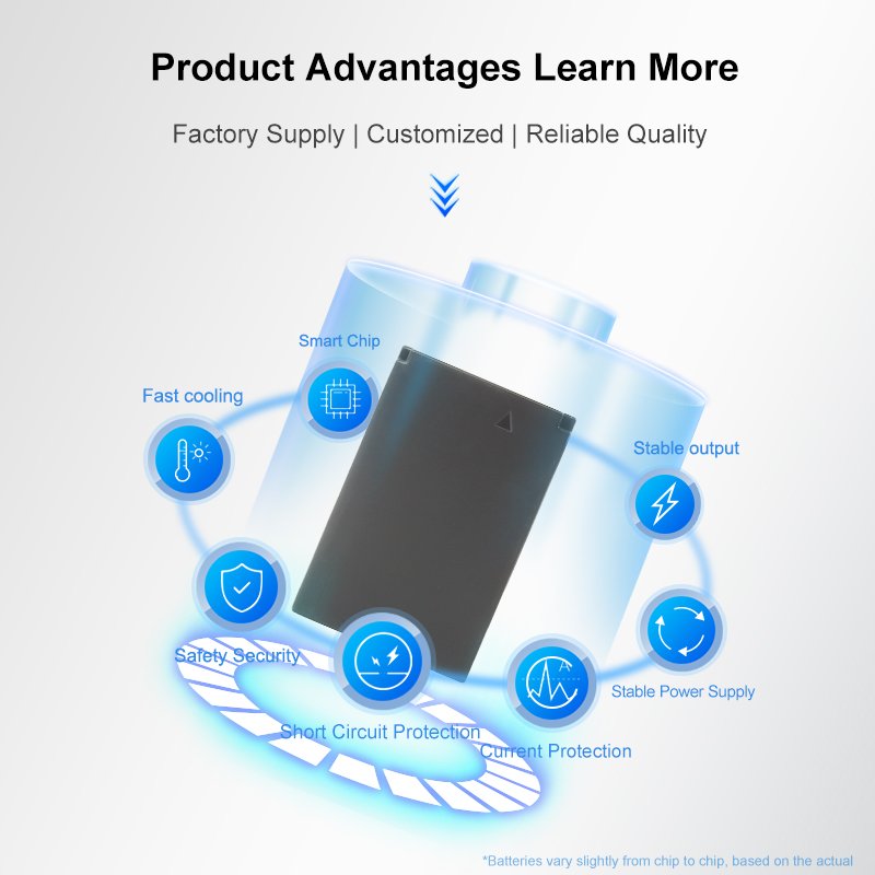 LP-E12 Battery Pack LPE12 Outdoor Camera Rechargeable Battery for Canon EOS M M2 M10 100D Rebel SL1 Cameras