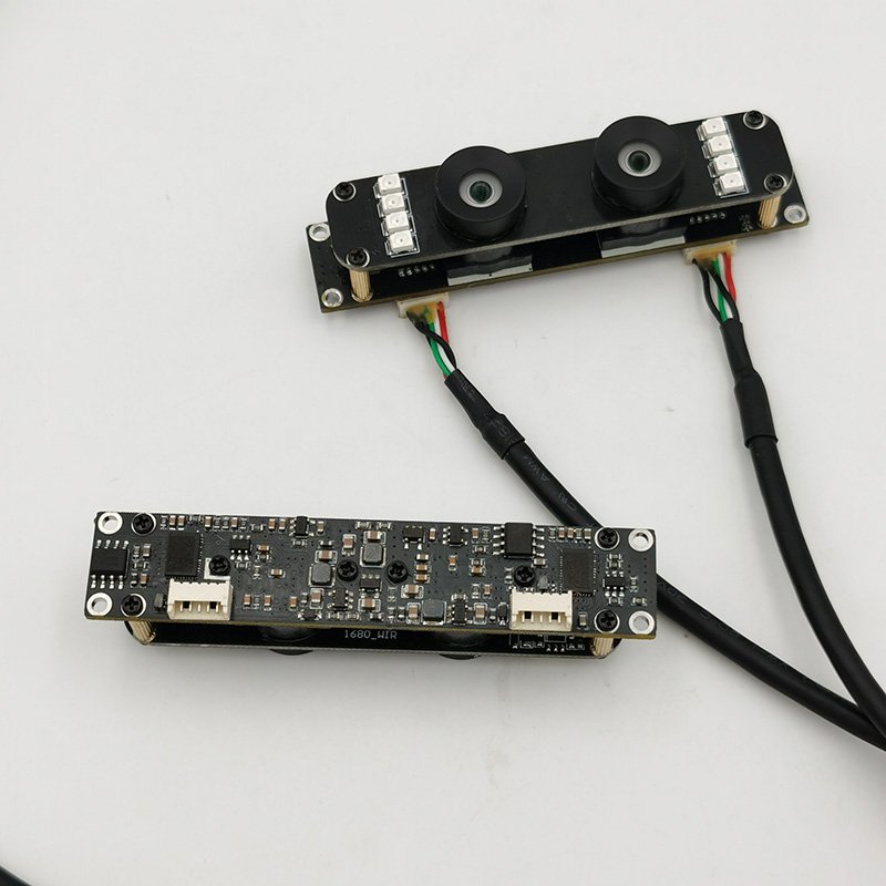 Dual USB Camera Face Recognition Module with Infrared LED and White LED