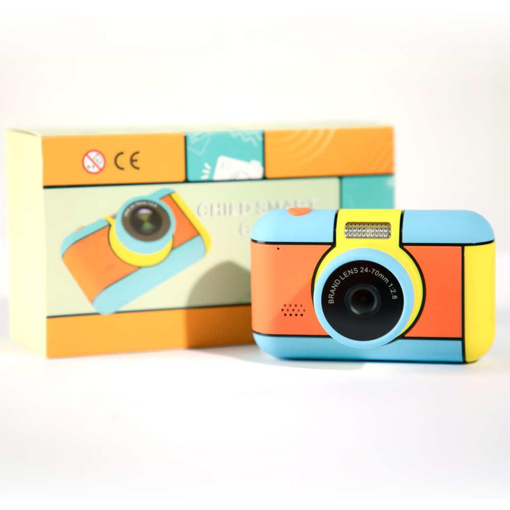 Kids fun toys smart touch screen small hd mini pink video digital photo camera for children 2024 Christmas Gifts