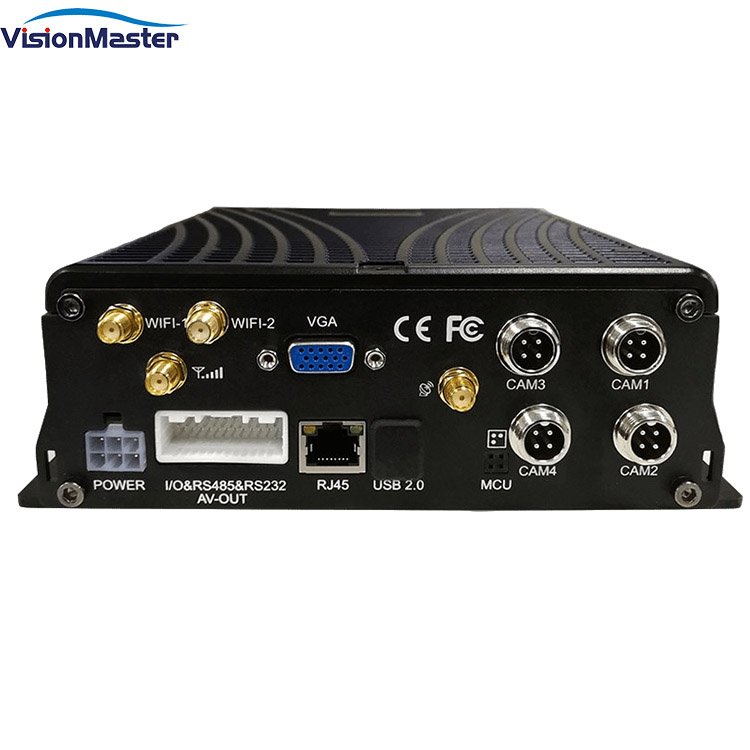 4 Channels vehicle Video Recorder H.264 1080P MDVR Support Max 256G TF Card Mobile Car DVR With Analog Camera For Bus Truck