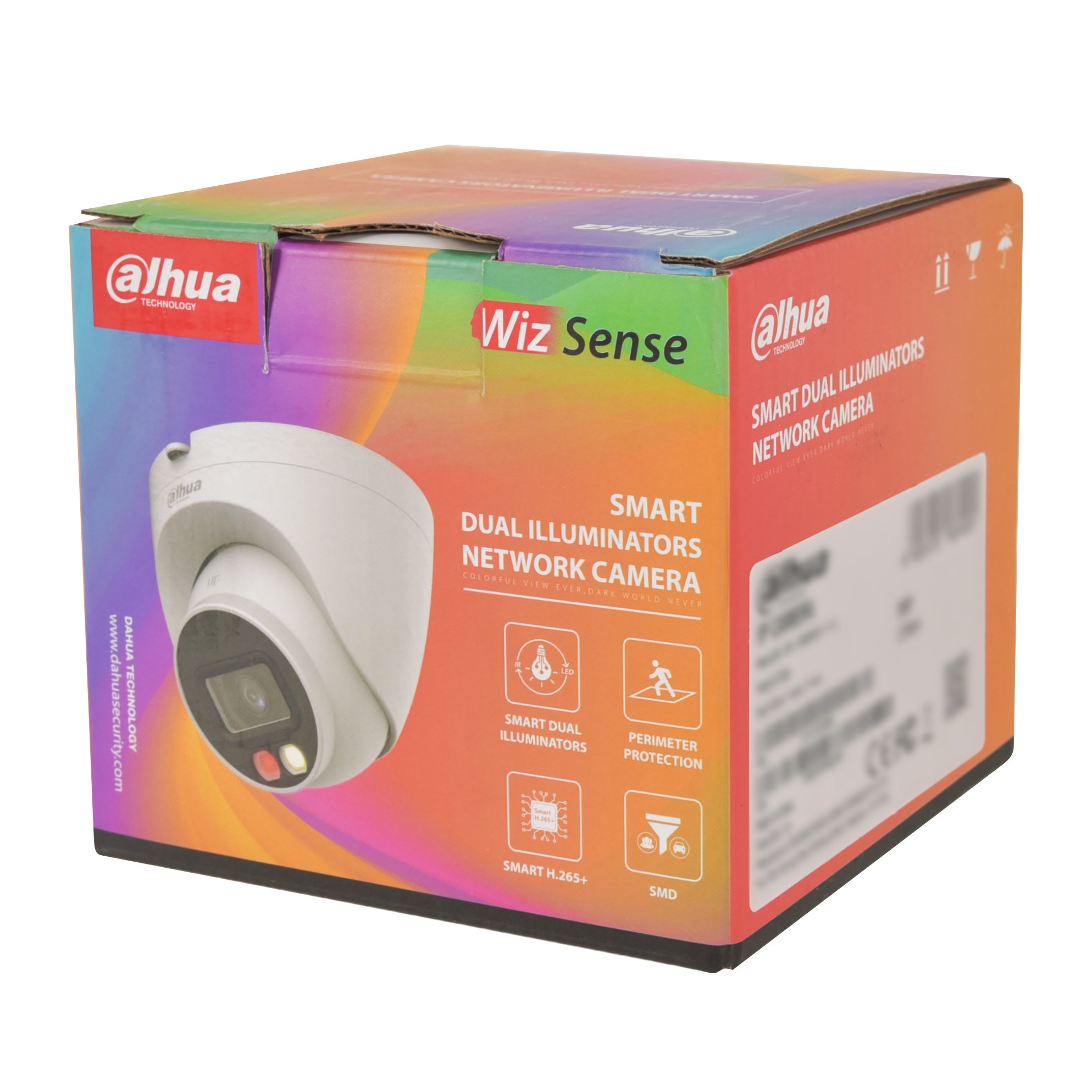 Stock Dahua 4mp 8MP Smart Dual Light Fixed-focal Eyeball WizSense Network Camera IPC-HDW2849T-S-IL IPC-HDW2449T-S-IL