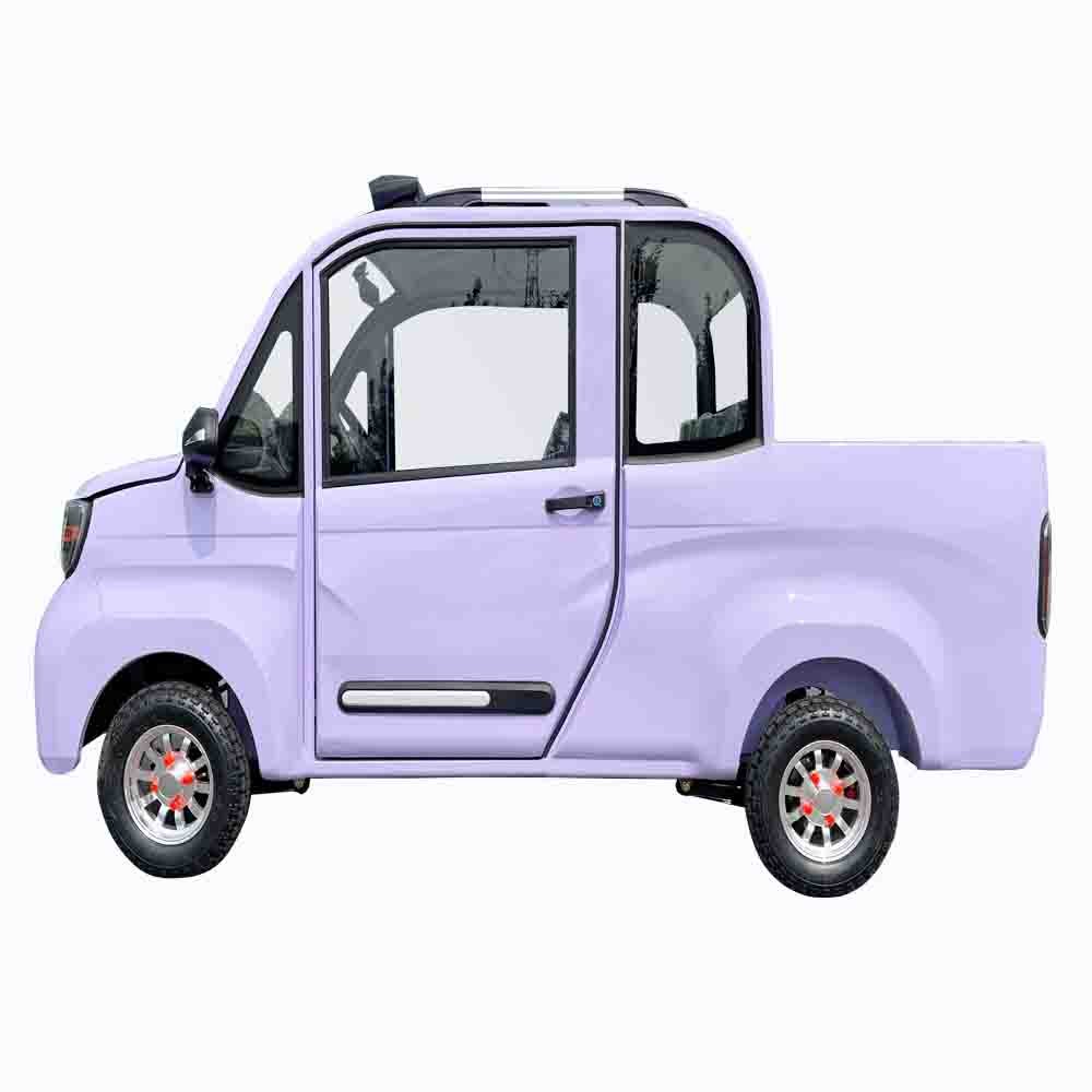 New Energy Long Endurance Mini Electric Pickup Truck Made in China Camera Light Metal Leather 4 Wheel Electric Car