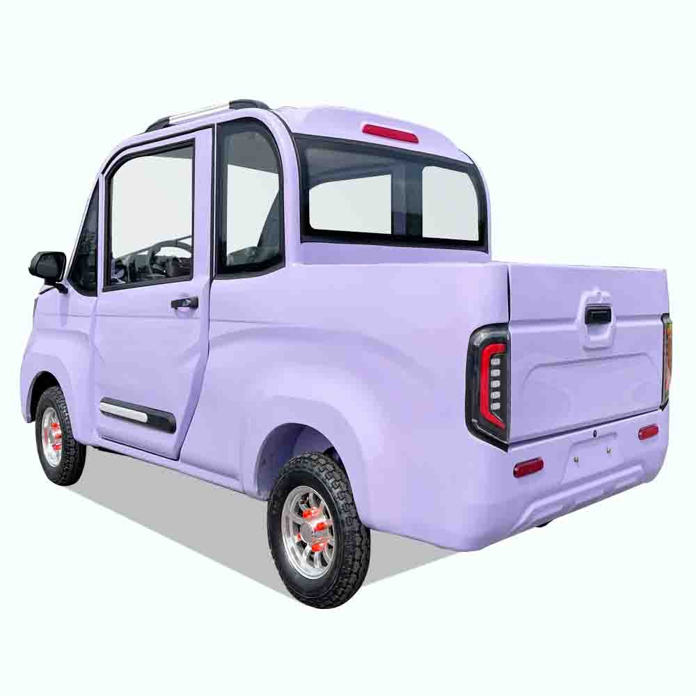 New Energy Long Endurance Mini Electric Pickup Truck Made in China Camera Light Metal Leather 4 Wheel Electric Car