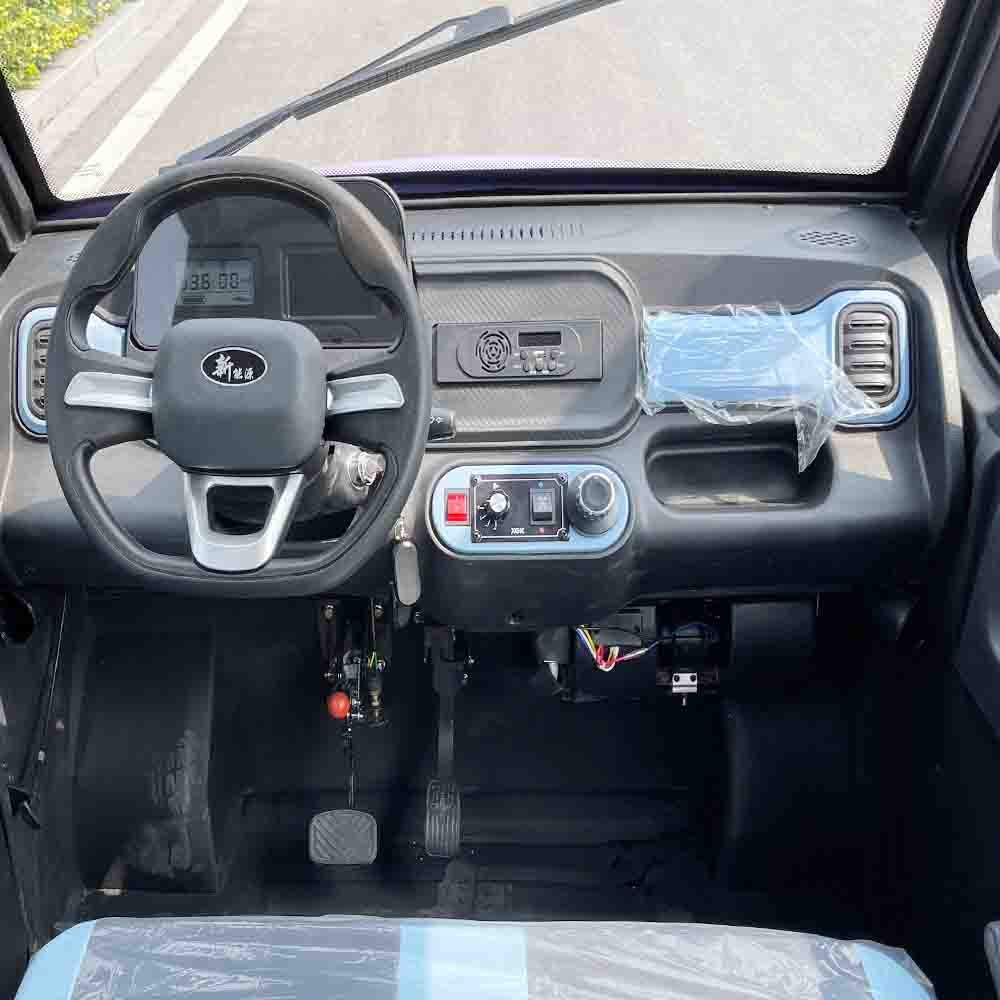 New Energy Long Endurance Mini Electric Pickup Truck Made in China Camera Light Metal Leather 4 Wheel Electric Car