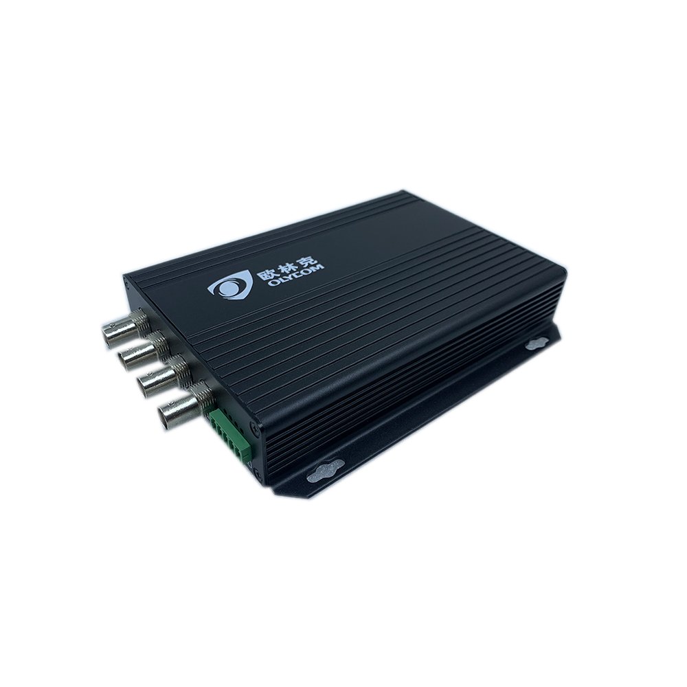 20km 4CH analog cctv to ip converter with RS485 Data