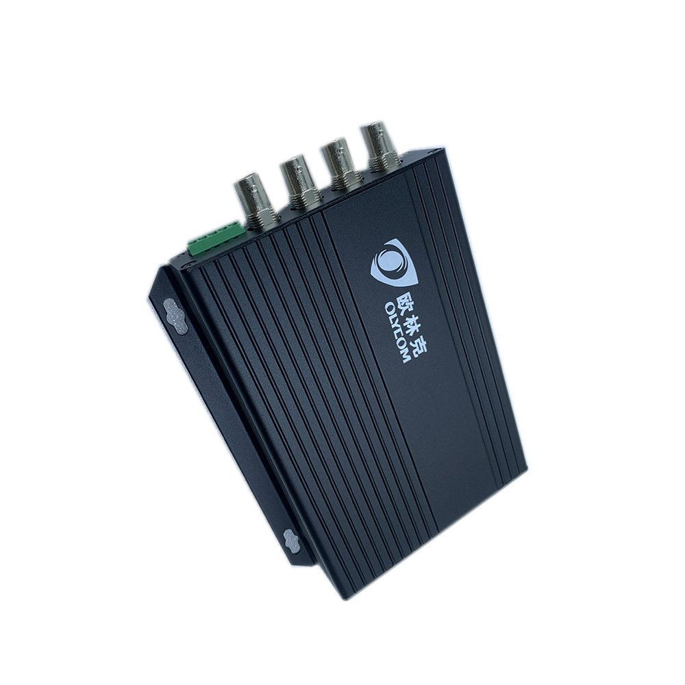20km 4CH analog cctv to ip converter with RS485 Data