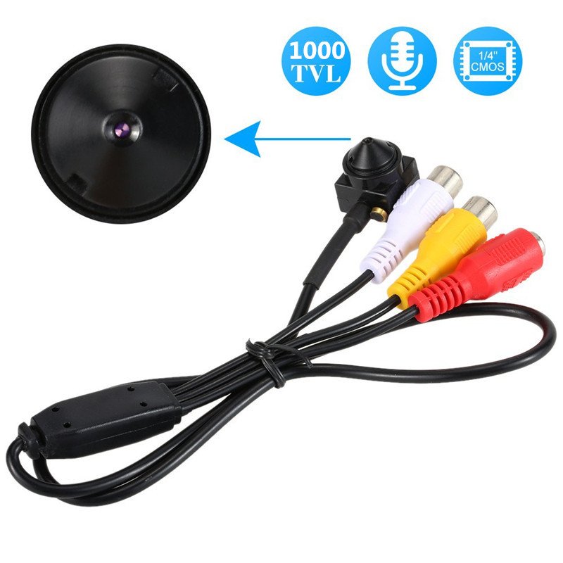 HD 1000TVL small camera surveillance closed-circuit camera audio and video analog camera