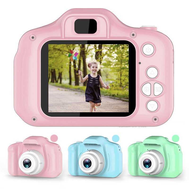 X2 mini children's digital baby gifts pink toy kid fun photo camara cheap 2024 new kids camera photography cameras for children