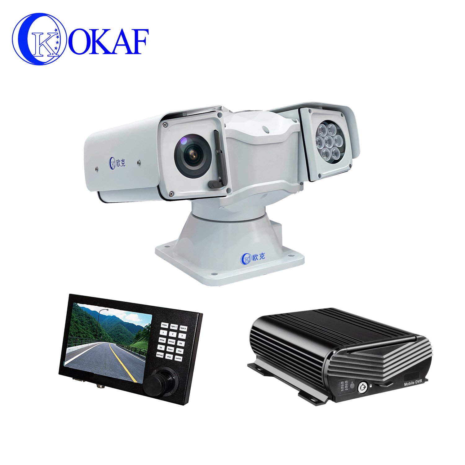 Network Video Camera Optical Zoom Vehicle Mounted CCTV IP Mobile PTZ Camera 2MP 4MP 20x 30x Outdoor Motion Detection Camera CMOS