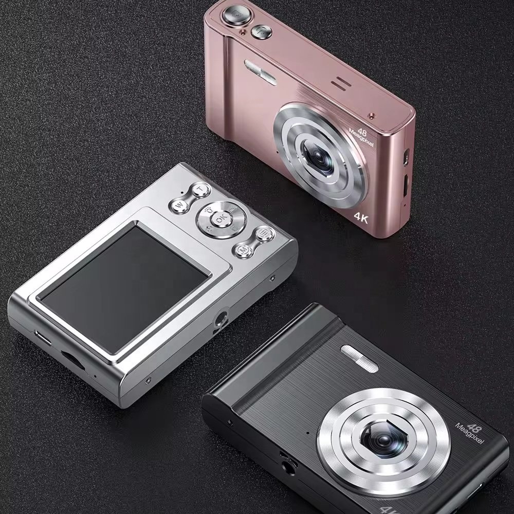 4k compact digital camera for Kids Video 128GB SD Card Zoom portable Point and Shoot Camera for Students digital camera