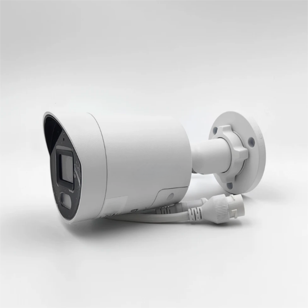 4 MP Hik-vision ColorVu Strobe Light and Audible Warning Fixed Mini Bullet Network Camera DS-2CD2047G2-LU/SL