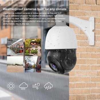 Qearim 36X optical Zoom: 4.7mm-85mm Motorized Zoom Lens Security camera Full Color Network IP66 outdoor cameras