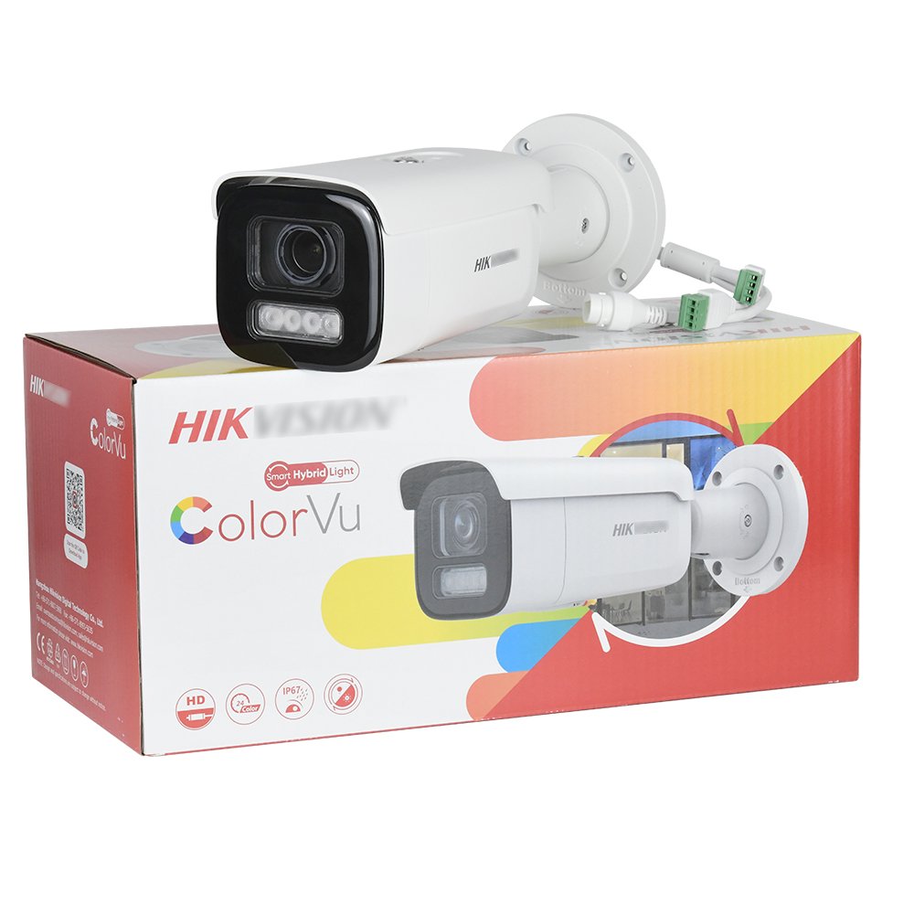 Hot sale hikvison camera 4mp colorvu ip camera DS-2CD2T47G2H-LI poe surveillance ip network camera
