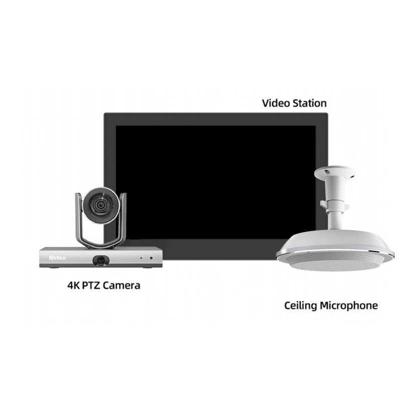 4K PTZ Conference Room Camera System Lecture Capture System Smart Classroom Recording Sound System