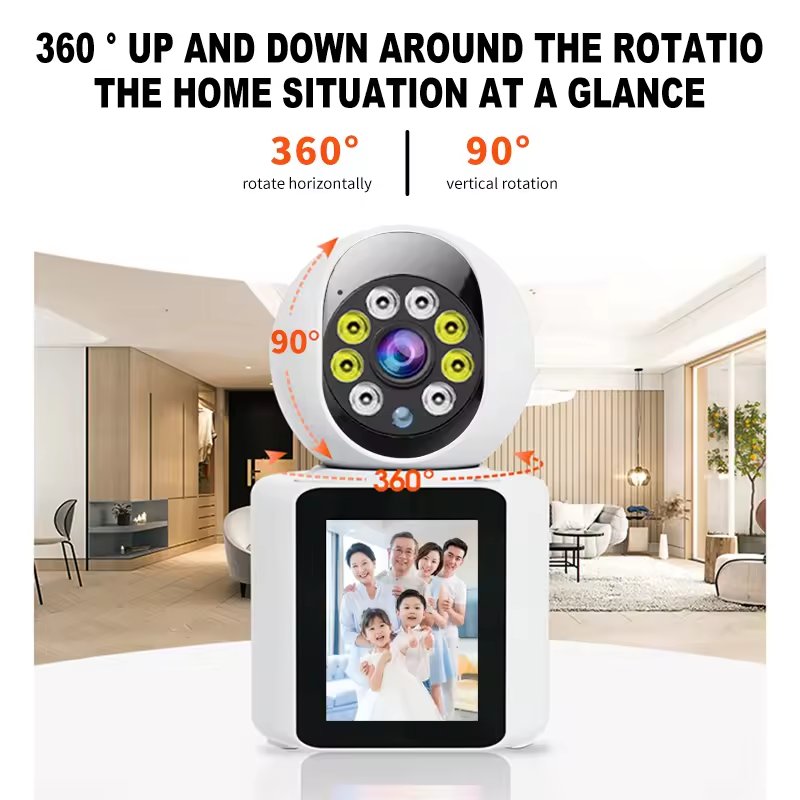 Home Smart Camera Human Tracking IP Cloud 360 panoramic PTZ Camera Elderly Safety Abnormal Alarm Wifi video call Camera