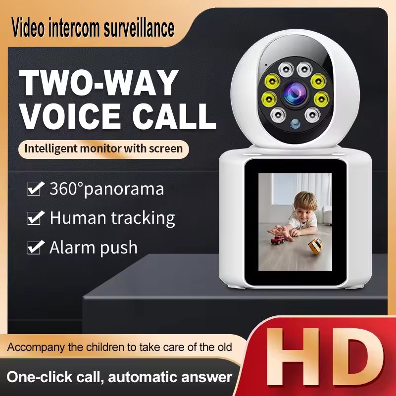Home Smart Camera Human Tracking IP Cloud 360 panoramic PTZ Camera Elderly Safety Abnormal Alarm Wifi video call Camera