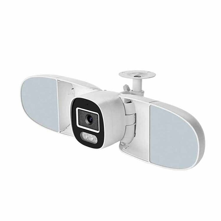 Waterproof Two Way Audio Night Vision Smart Camera HD 3MP Outdoor Wifi Camera Flood Light Security System