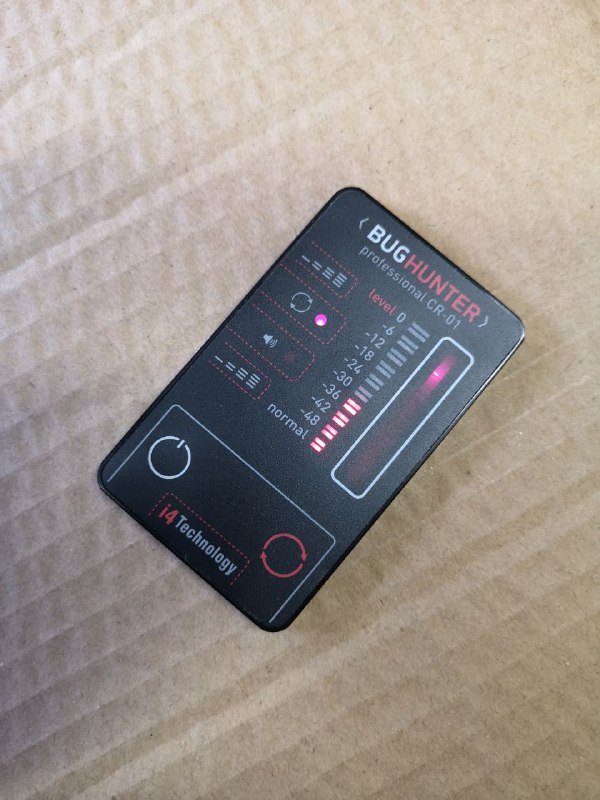 Digital and analog bug finder (super slim and lightweight)