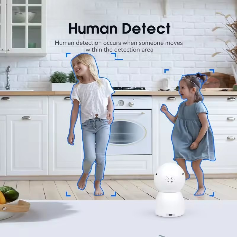 Anywii Indoor Full HD WiFi Camera Baby Pet Monitor with Reset Function Dome Style Cloud SD Card Storage CCTV Network camera