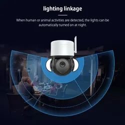 EDUP 8MP Outdoor WiFi Smart Camera PTZ Security Surveillance Wireless Wifi IP Network Camera
