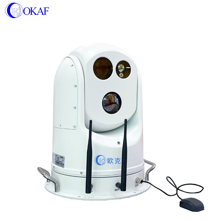 Night Vision 500m-1500M Laser Thermal Image 8MP 50X option zoom Ptz marine network Camera