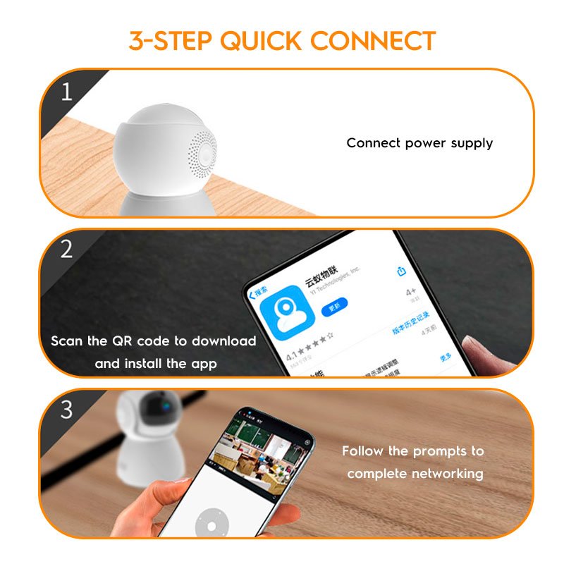 Wireless 5G 2.4G Dual Band WiFi Smart Video Surveillance IP Network Camera 360 Yiiot 2MP Indoor CCTV WiFi Security PTZ Camera