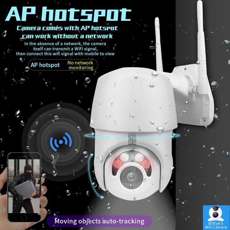 2mp 1080p ip camera screen motion tracking wireless ptz speed dome network camera