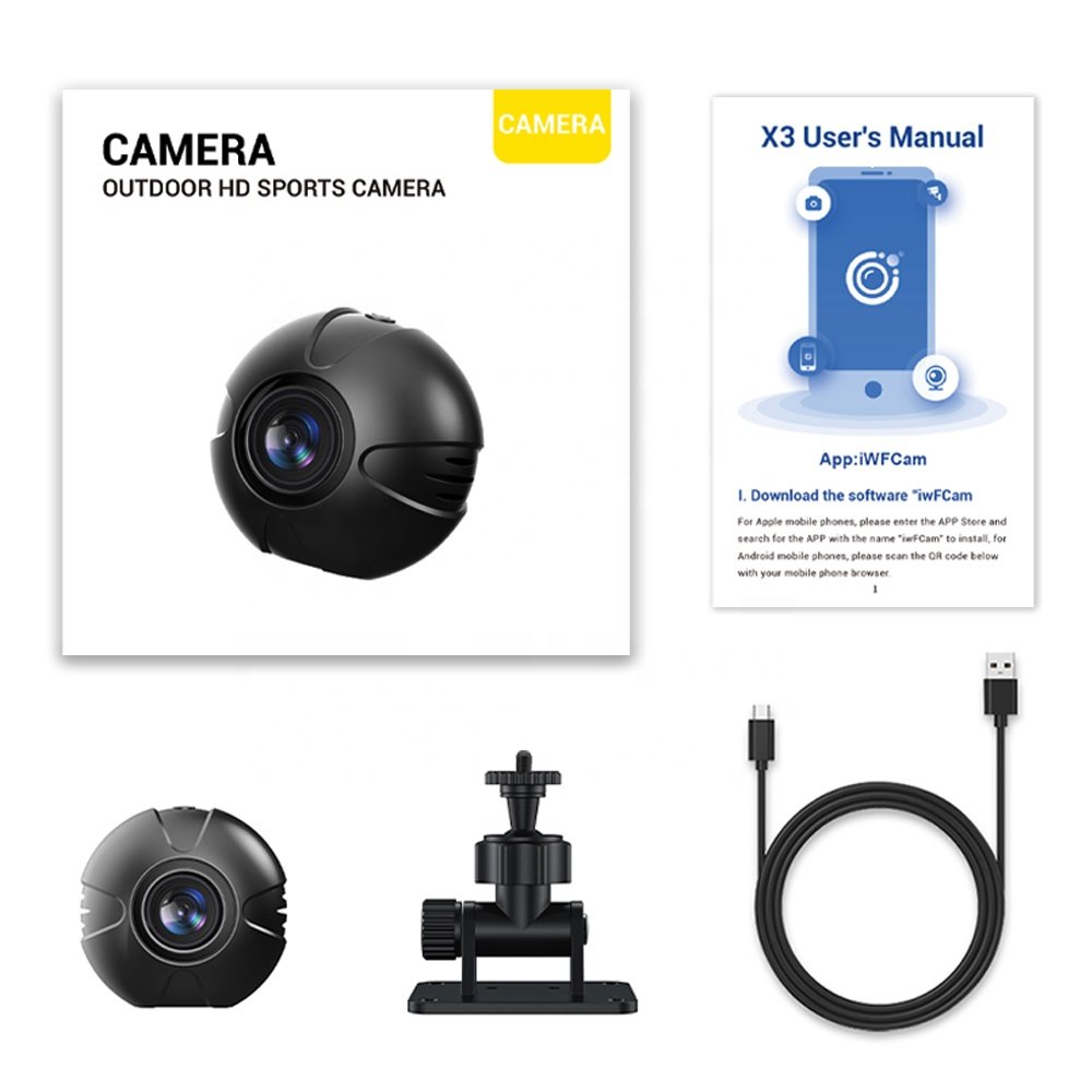 1080P Mini Wireless IP Camera with Night Vision Smallest Wifi Micro Security camera Outside Indoor Mini Wireless Camera