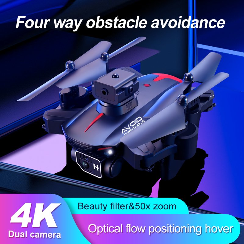 Ky605 15 Minutes Long Range Four Sided Obstacle Avoidance Mini Drone 4k Hd Dual Camera Optical Flow Positioning Rc Fpv Drone