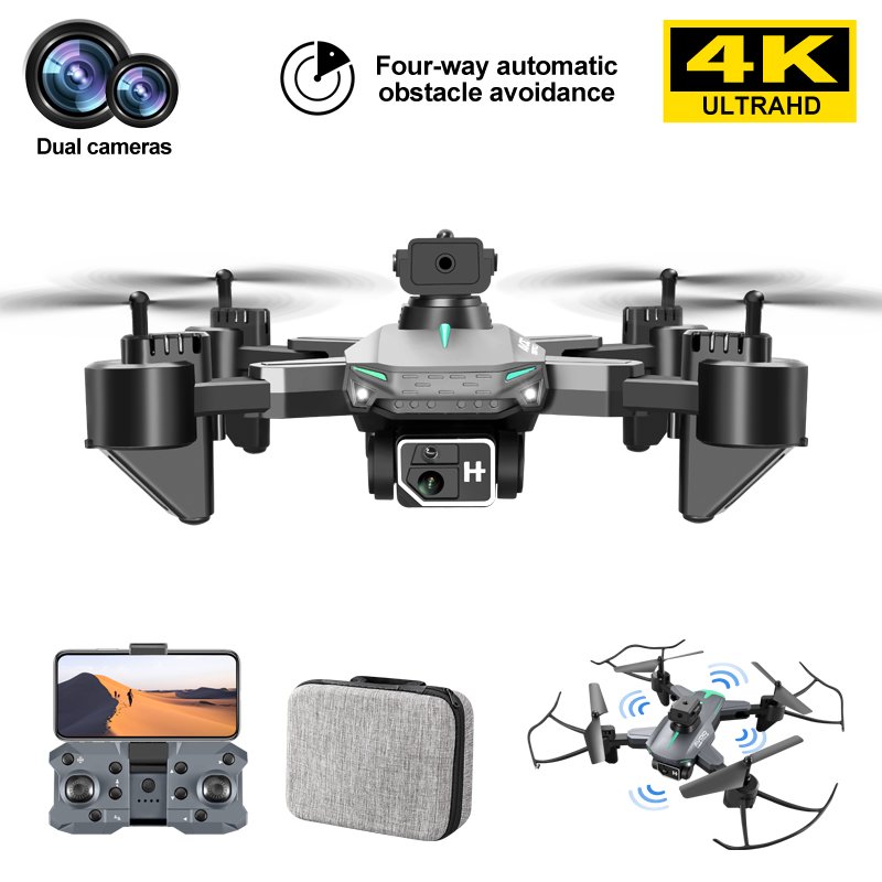 Ky605 15 Minutes Long Range Four Sided Obstacle Avoidance Mini Drone 4k Hd Dual Camera Optical Flow Positioning Rc Fpv Drone