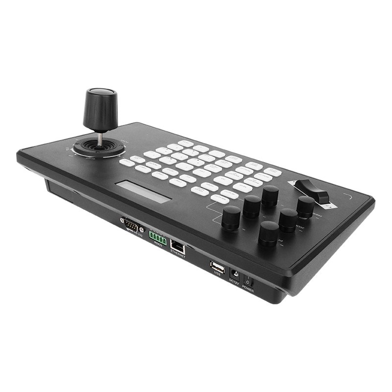 Rocware PTZ Controller Camera Controller POE Network 4D Joystick Decoding Keyboard (IP Analog Controller)