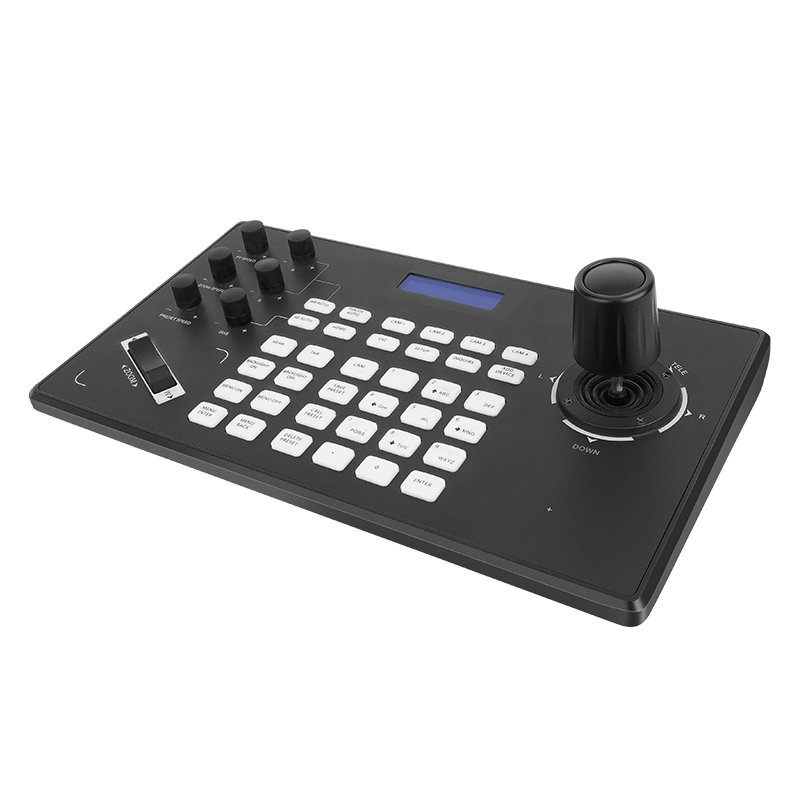 Rocware PTZ Controller Camera Controller POE Network 4D Joystick Decoding Keyboard (IP Analog Controller)