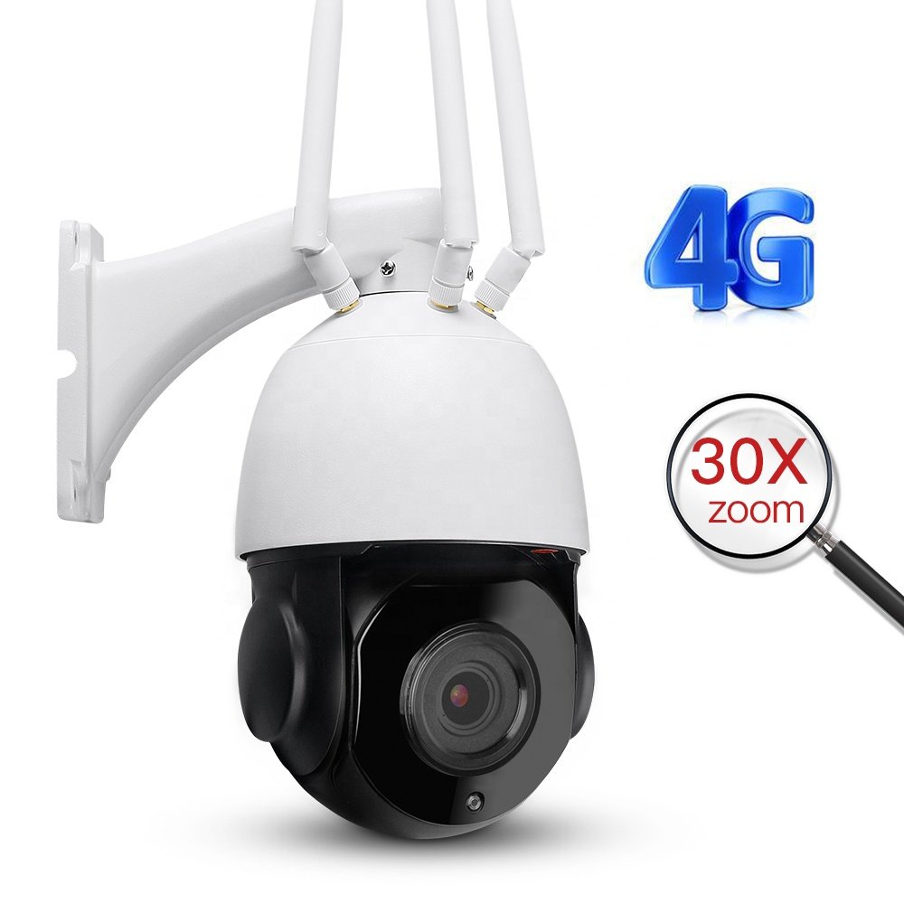4G Gsm Streaming Camhi Monitor Camera 30X Zoom 4G Servilance Network Camera