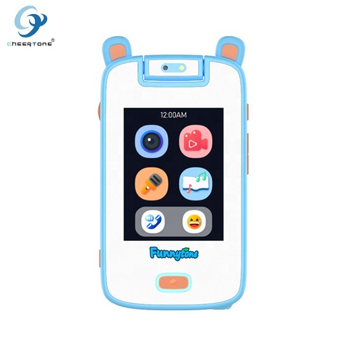 P13A Touch Panel Kids Smart Phone Learning Card Kids Toy Mobile Smart Phone for Small Children As Gift