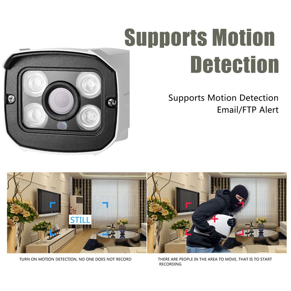Loosafe 1080P ip66 poe ip network camera 2mp night vision ip camera waterproof