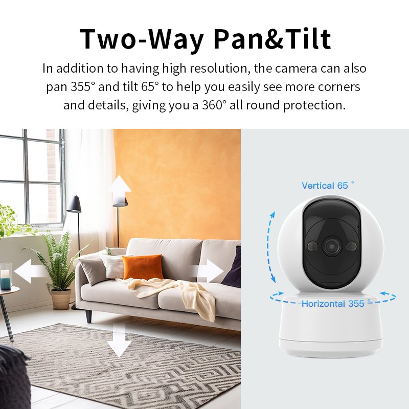 Wifi Camera 1080p Indoor Cctv HD Ip Camera Wireless Network Cameras For Home Security